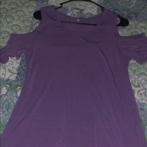 A purple shirt